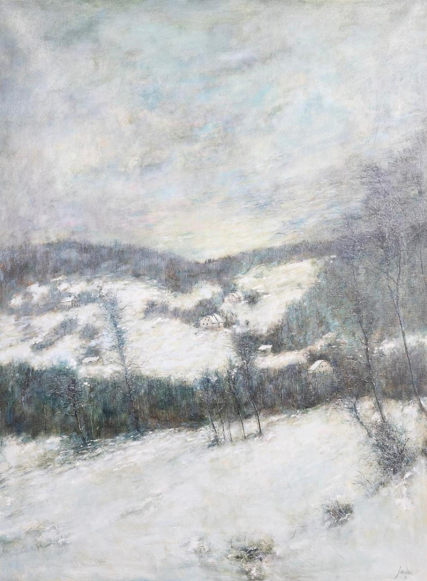 Bernard Gantner (1928-2018) - Le Vosges Sous la Neige