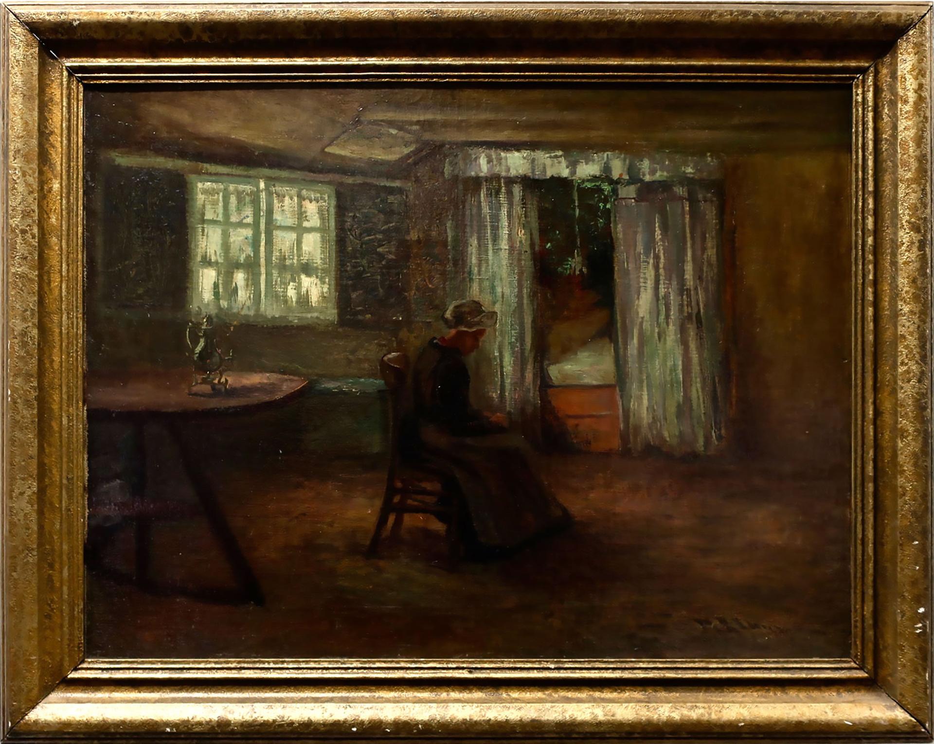 Mary Ella Williams Dignam (1860-1938) - Untitled (Waiting In Silence)