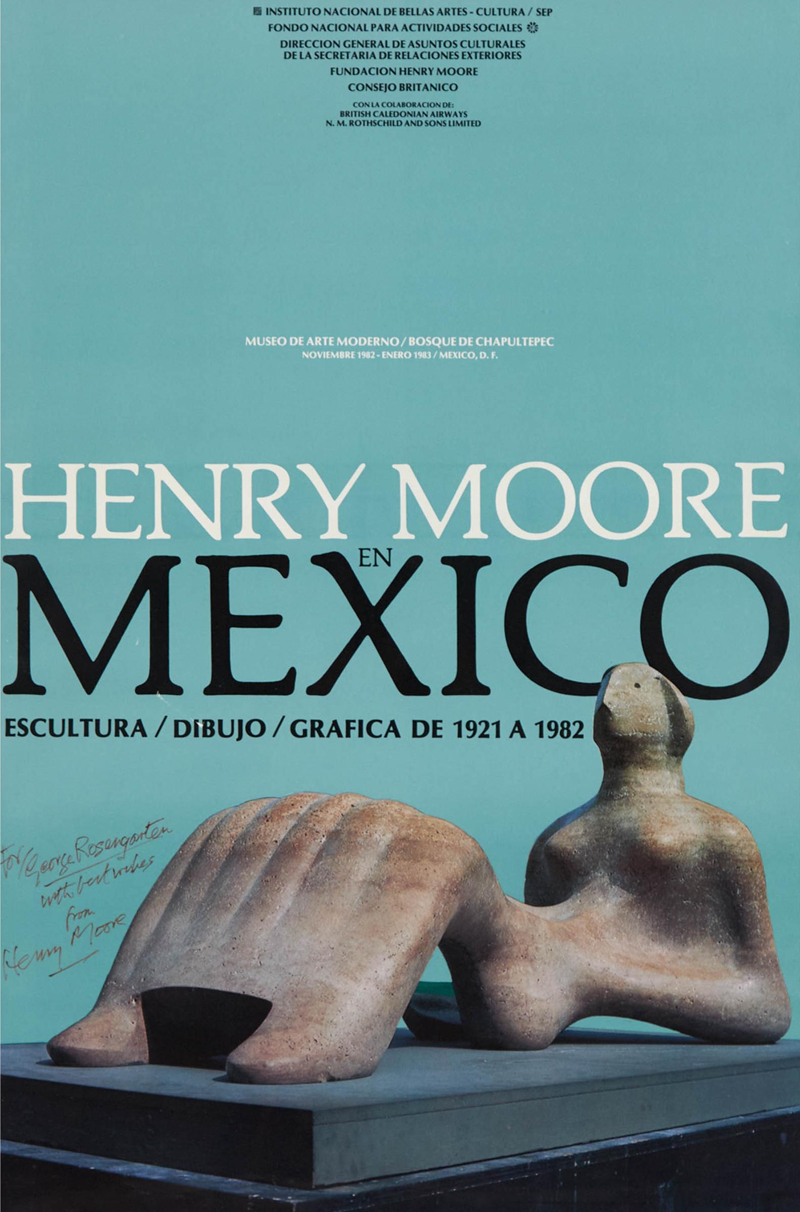 Henry Spencer Moore (1898-1986) - Henry Moore En Mexico, 1982