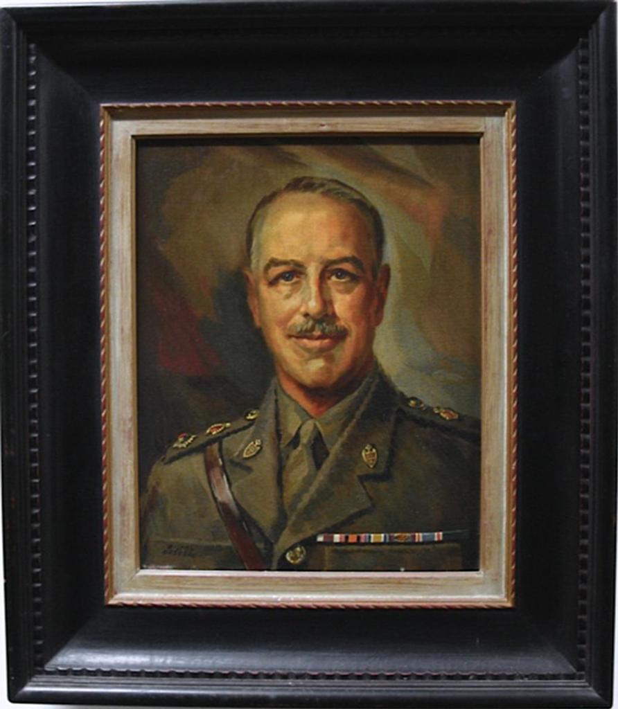 Hilton MacDonald Hassell (1910-1980) - Portrait Of Lieutenant Colonel Frederick Harold Dunham (Canadian, 1880-1951)