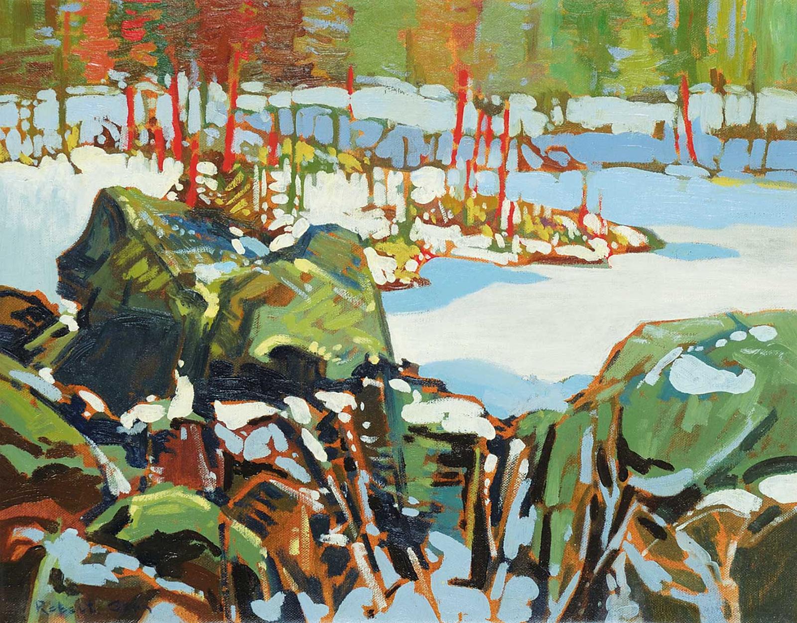 Robert Douglas Genn (1936-2014) - Untitled - Winter's Riverbank