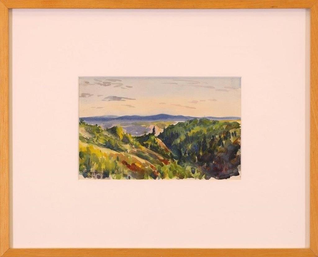 Robert David Symons (1898-1973) - Evening Light, Abbey Coulee; 1944
