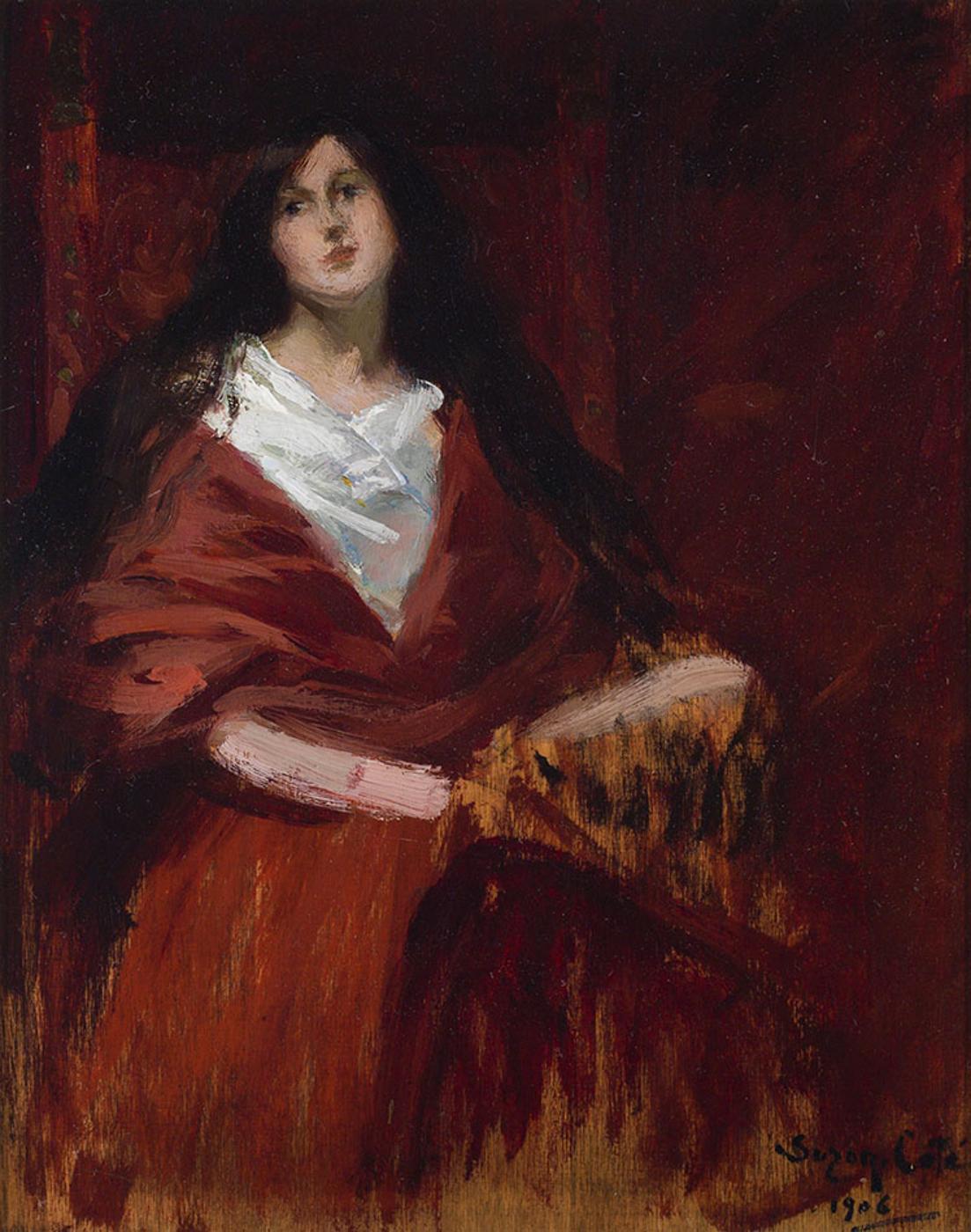 Marc-Aurèle de Foy Suzor-Coté (1869-1937) - Woman in Red