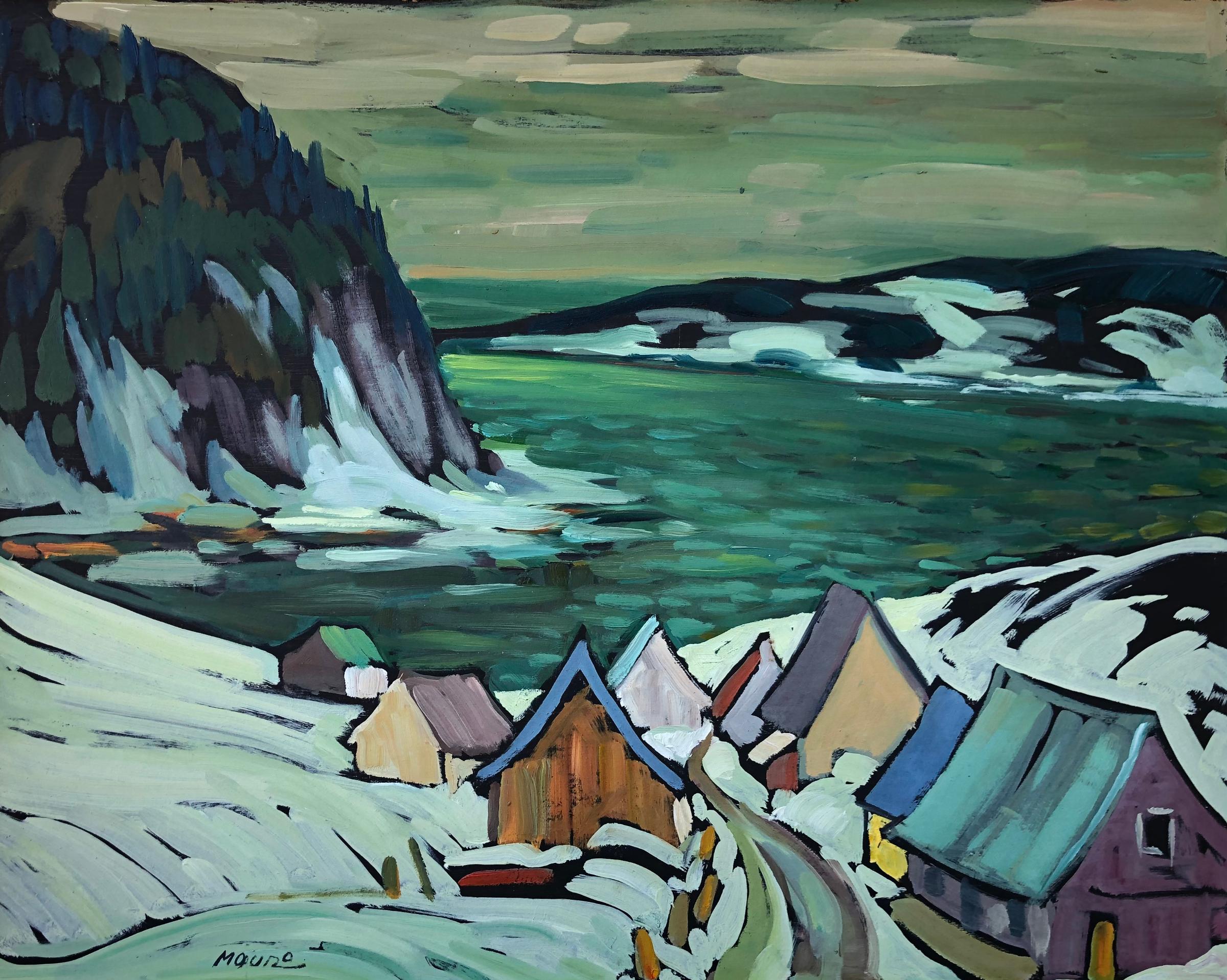 Mario Mauro (1920-1984) - Paysage de la Côte-Nord, 1979