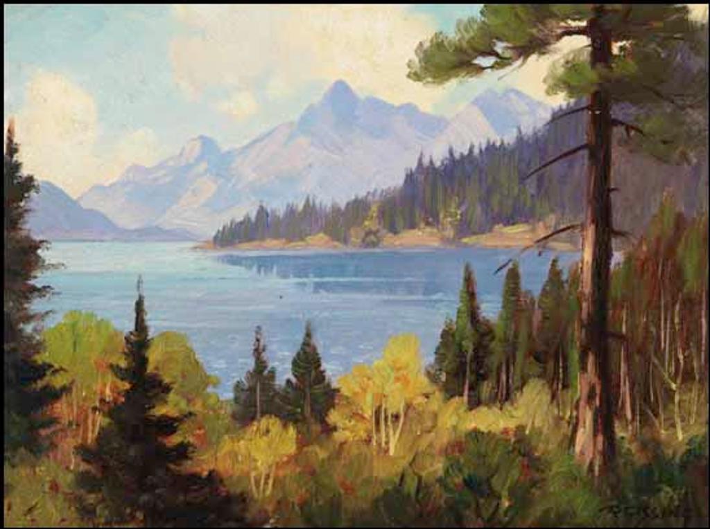 Roland Gissing (1895-1967) - On Kootenay Lake