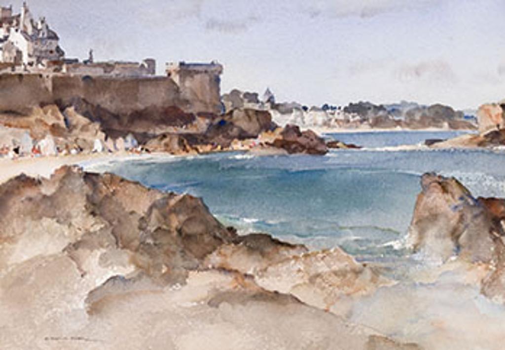 William Russell Flint (1880-1969) - A Blue Day, St. Malo