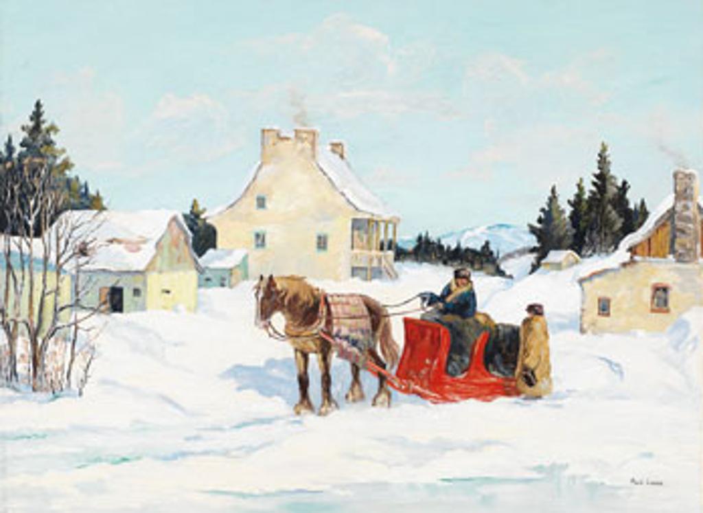 Paul Archibald Octave Caron (1874-1941) - Winter Scene