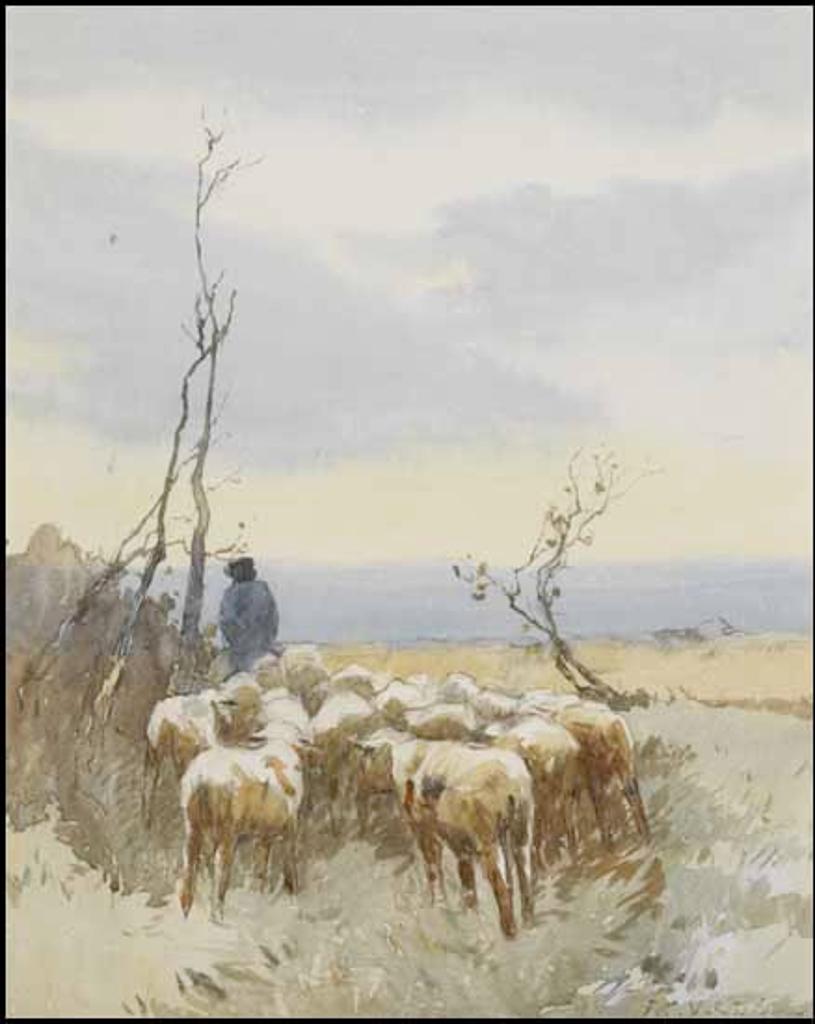 Frederick Charles Vipond Ede (1865-1907) - Leading the Flock