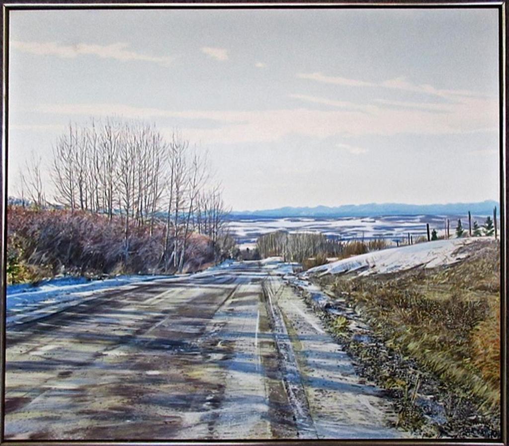John Mckee (1941) - “Country Road - Mountain Sky” Foothills Road