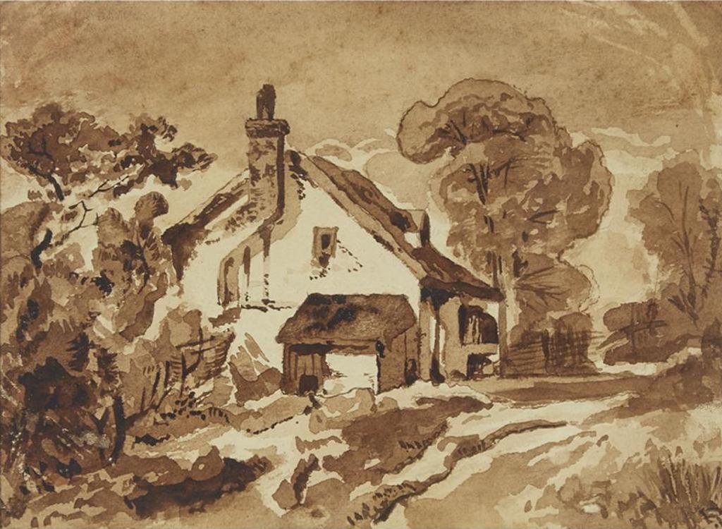 Sir George Reid (1841-1913) - Cottage And Farmyard Study