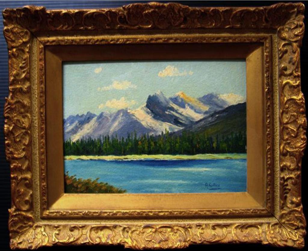 Archie Gillies (1923) - Lake & Mountains - Bc