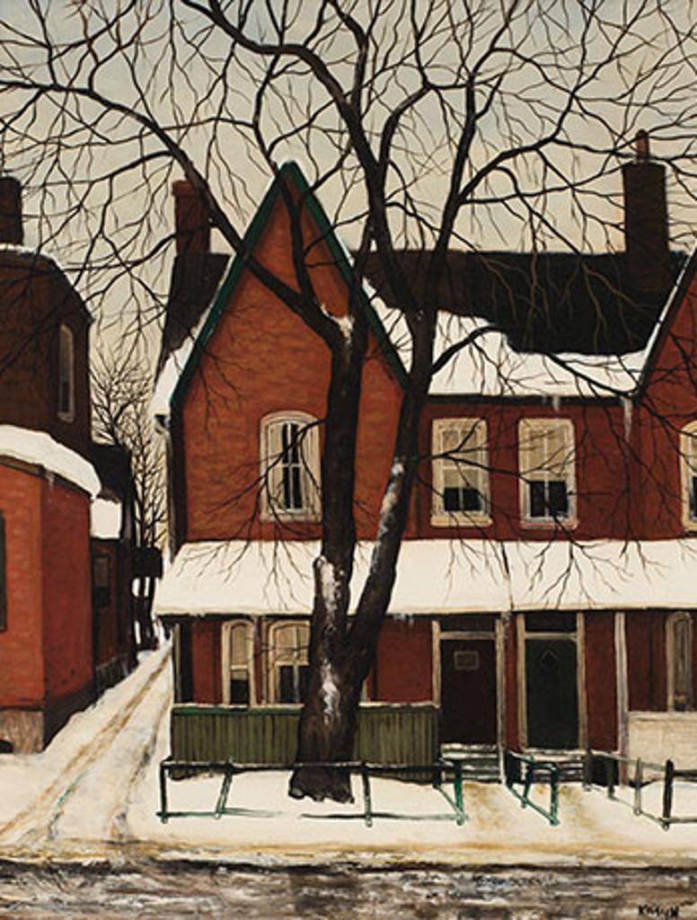John Kasyn (1926-2008) - House by a Lane, Amelia St.