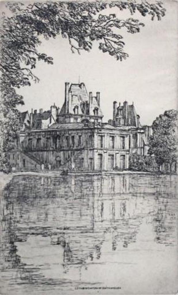 Caroline Helena Armington (1875-1939) - Chateau de Fontainbleau