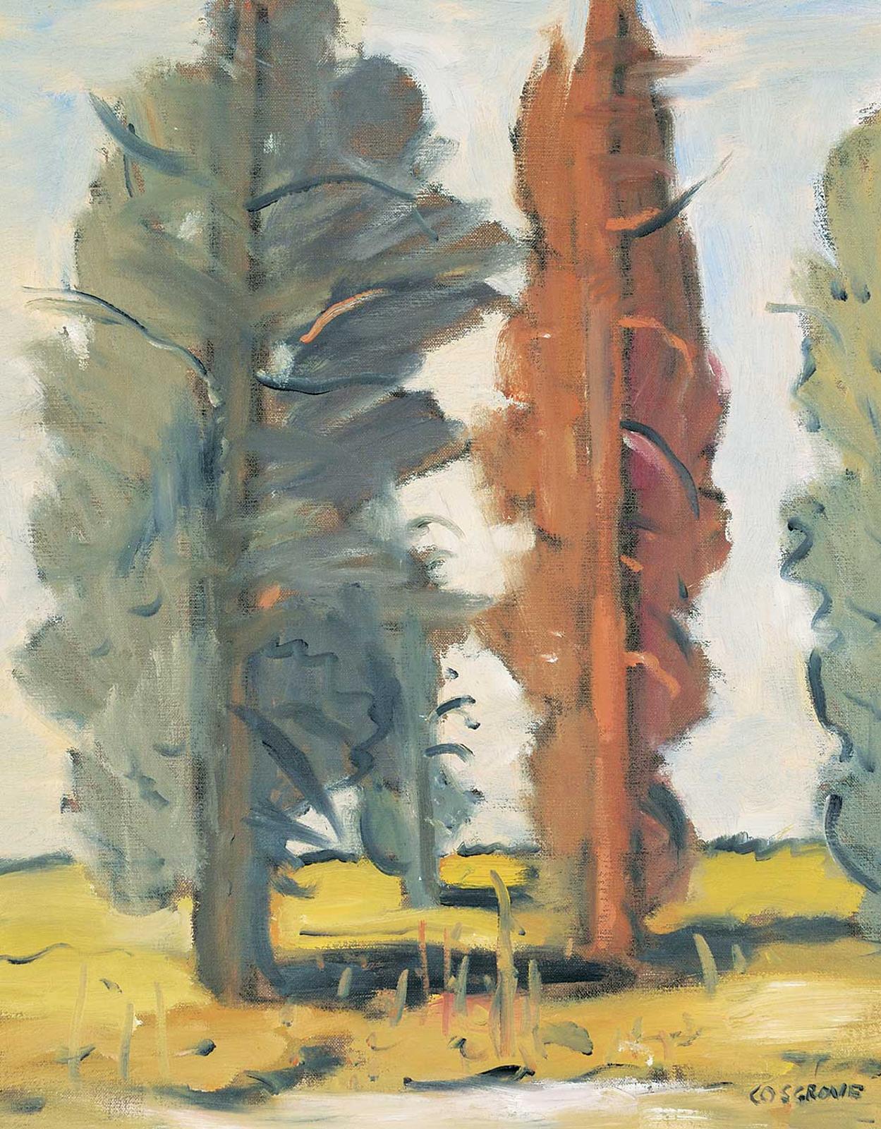 Stanley Morel Cosgrove (1911-2002) - Untitled - Autumn Trees