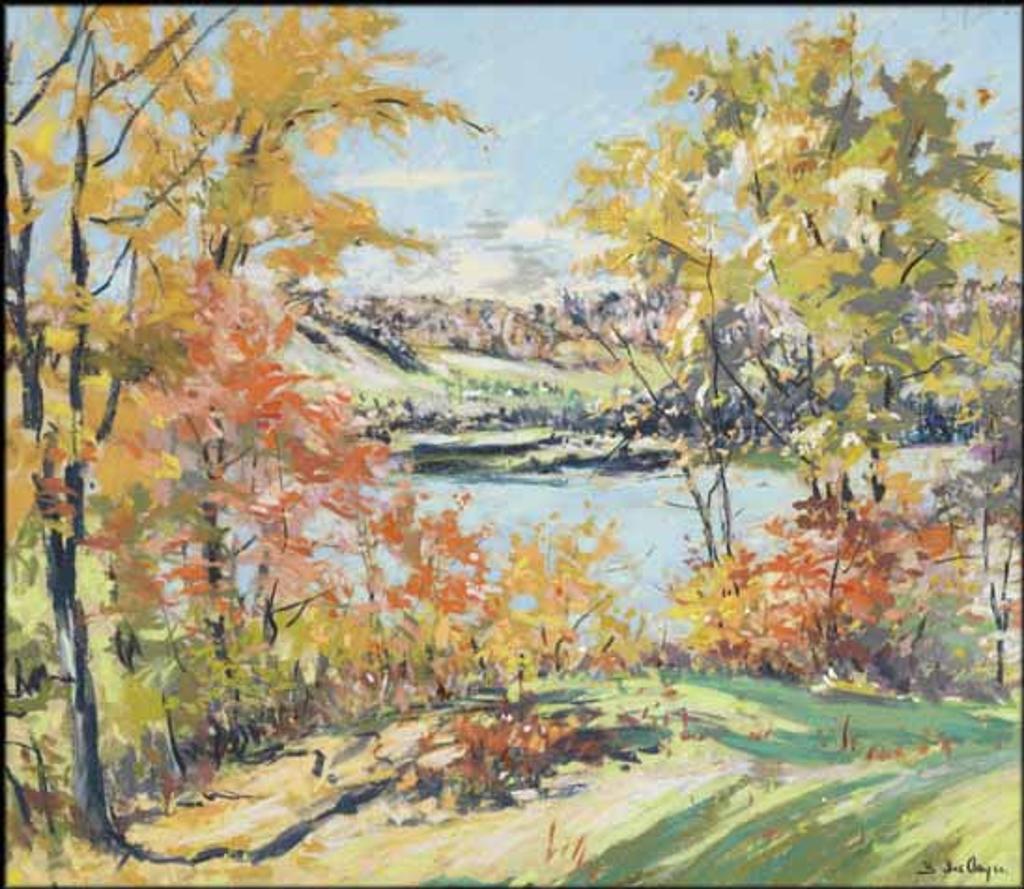 Berthe Des Clayes (1877-1968) - Autumn in Trenholmeville Woods