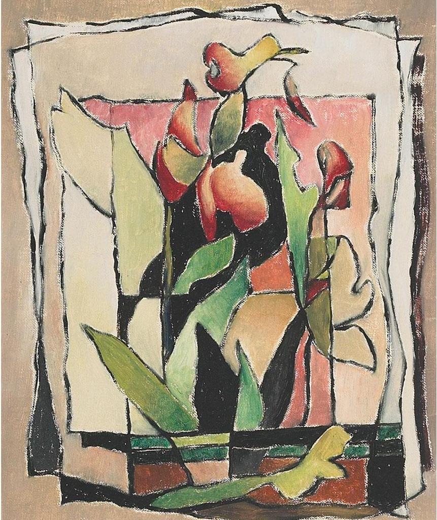 Bertram Richard Brooker (1888-1955) - Floral Abstract