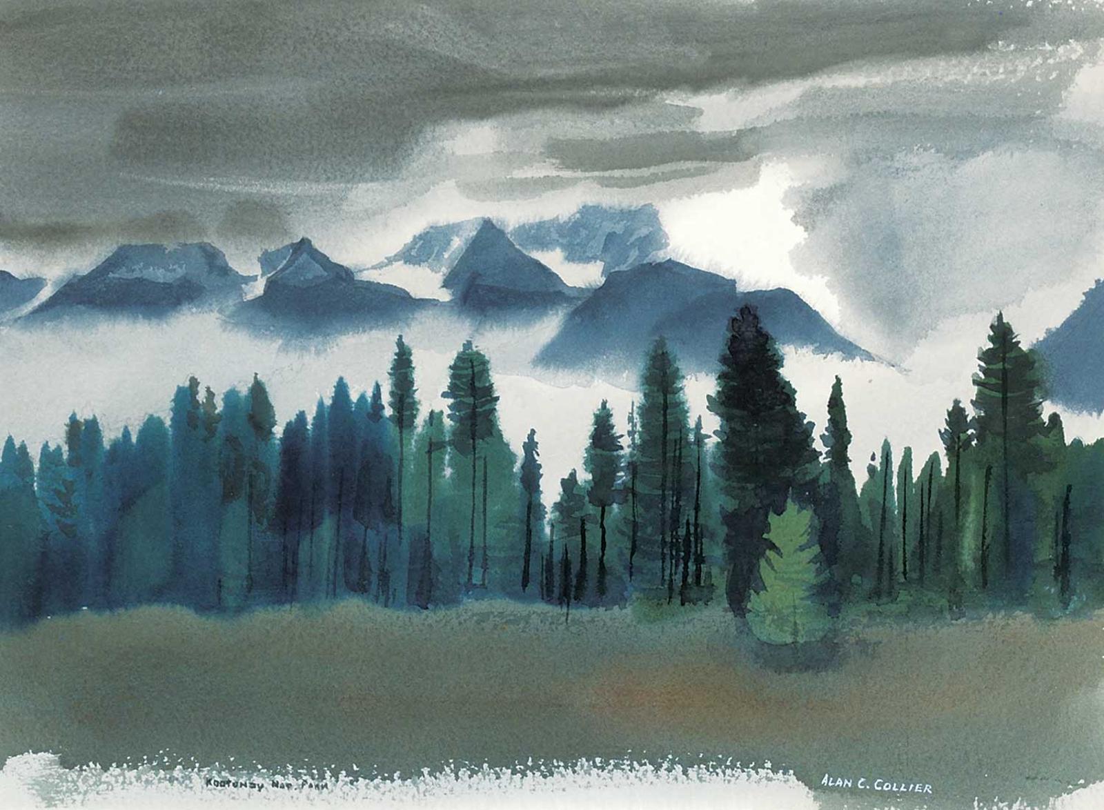 Alan Caswell Collier (1911-1990) - Rainy Day, Kootenay Nat. Park, B.C.