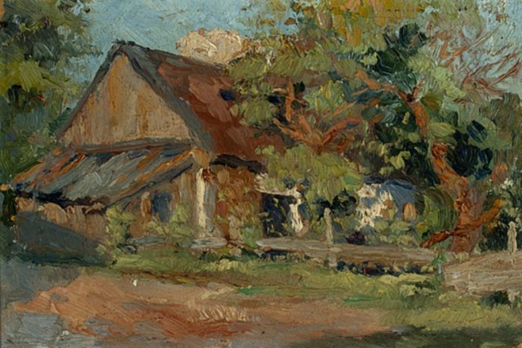 Paul Archibald Octave Caron (1874-1941) - Old Home in Lachine