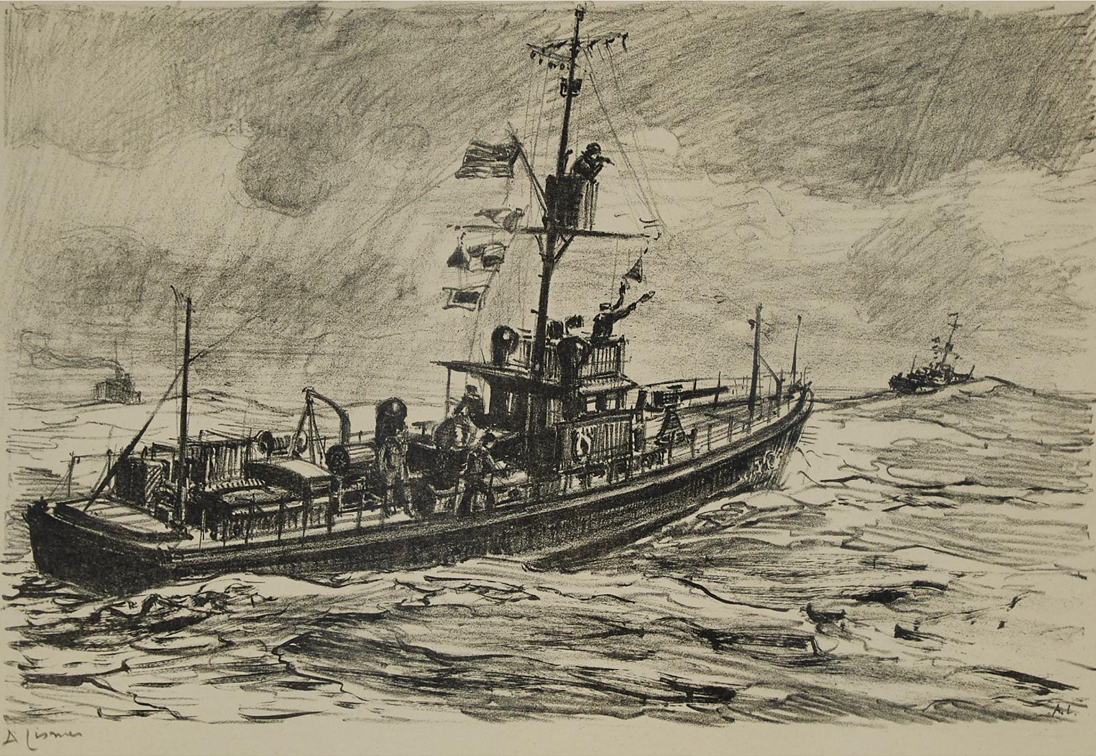 Arthur Lismer (1885-1969) - Ships At Sea