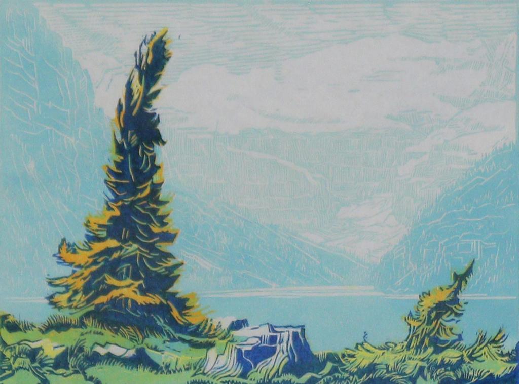 Margaret Dorothy Shelton (1915-1984) - Lake Louise; 1984