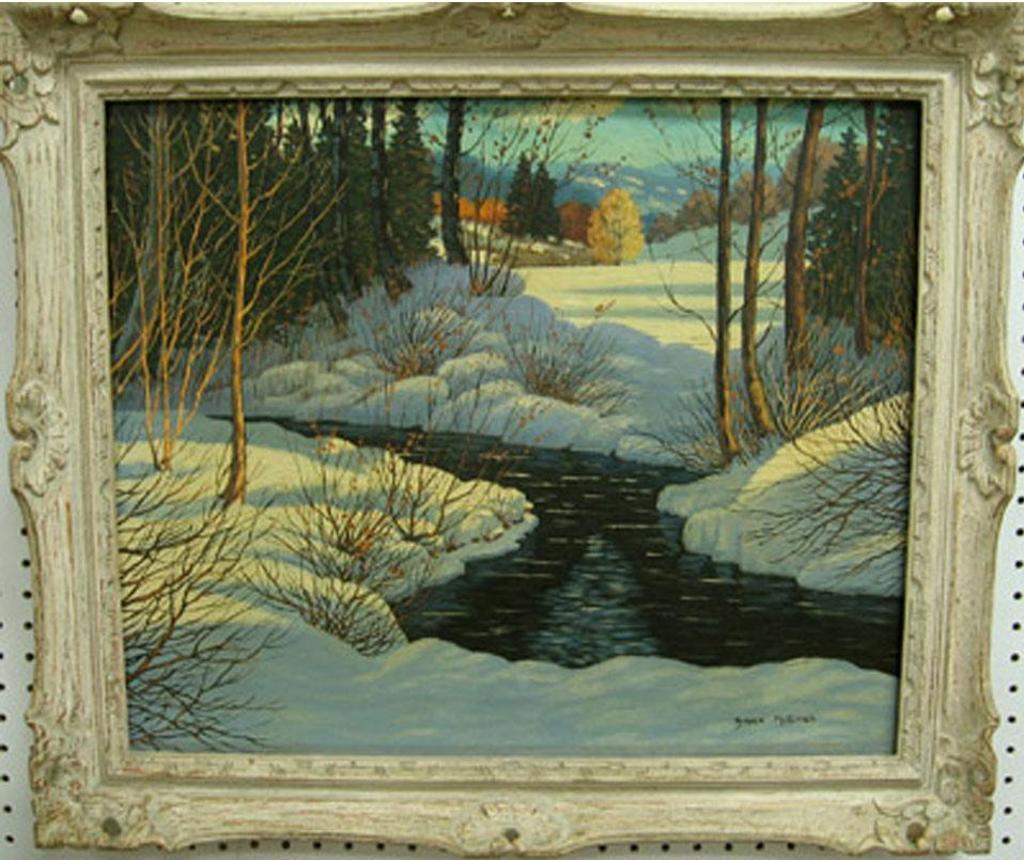 Bruce Mitchell (1912-1995) - Creek Study In Winter