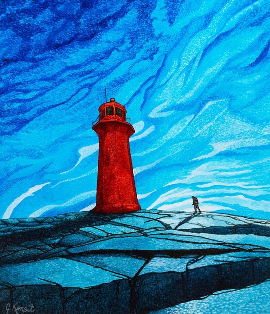 Gregory Kensit - Landscape with Lighthouse