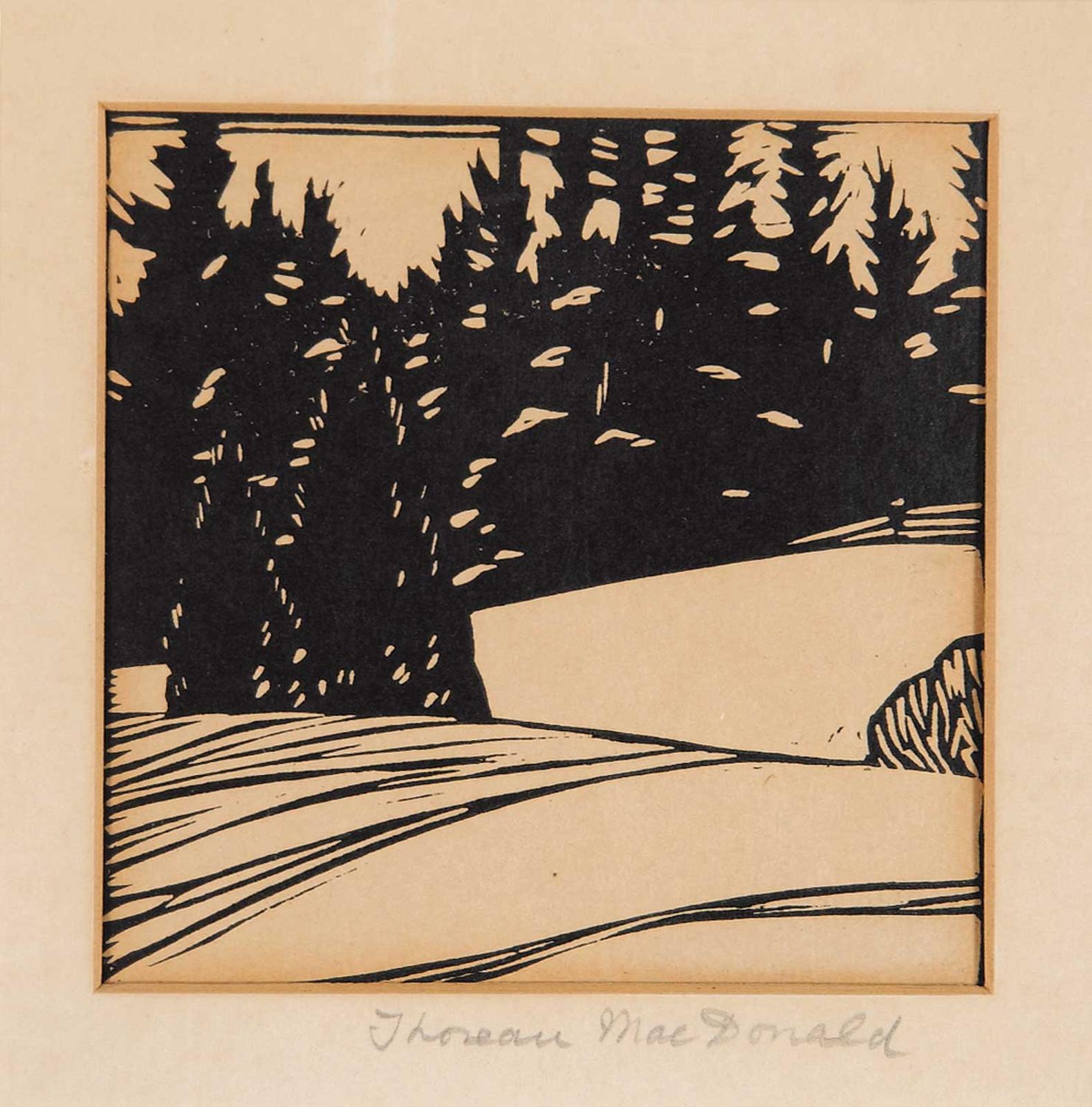 Thoreau MacDonald (1901-1989) - Untitled - In Winter