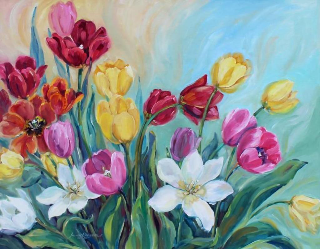 Jeanette E. McClelland - Spring Flowers; 1993