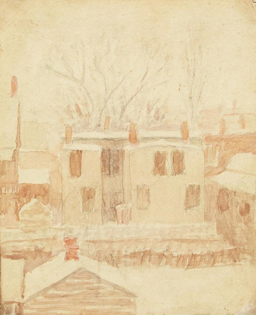 Frederic Martlett Bell-Smith (1846-1923) - Street Scene in Winter