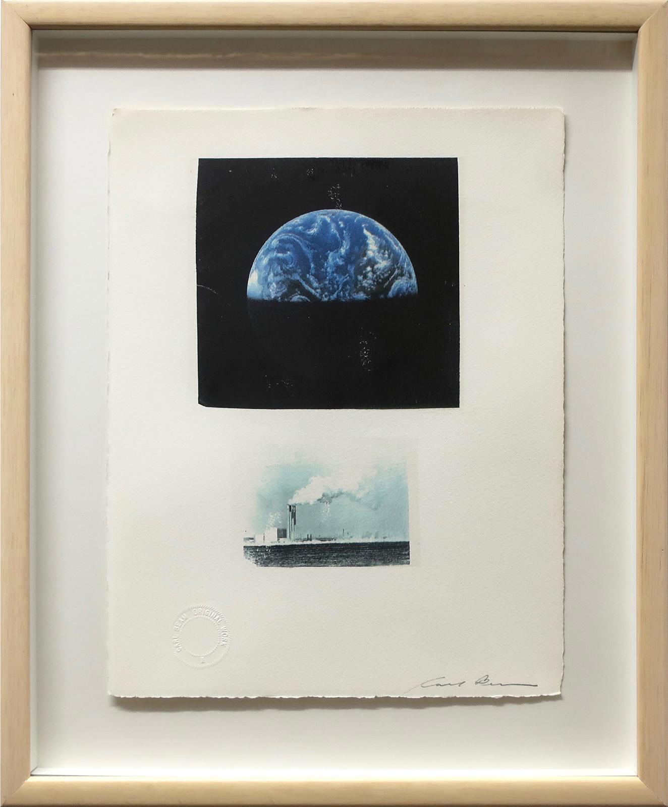 Carl Beam (1943-2005) - Untitled (Blue Earth - Polluters)