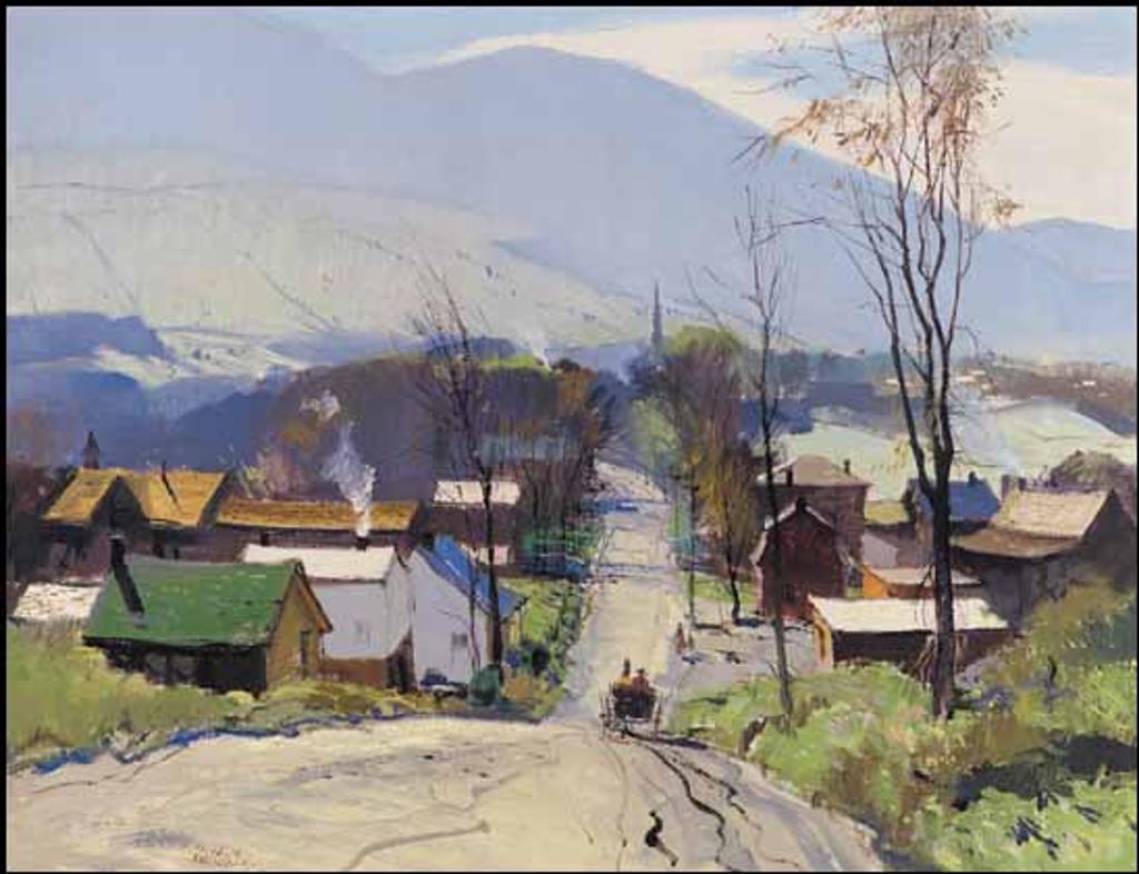George Franklin Arbuckle (1909-2001) - The Road into the Village