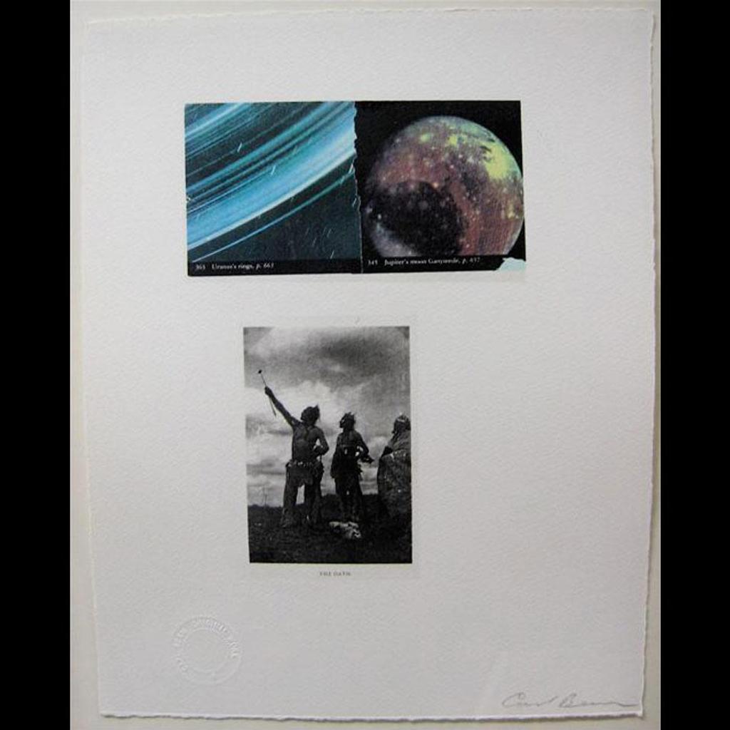Carl Beam (1943-2005) - Uranus’S Rings/ Jupiter’S Moon Ganymede/The Oath