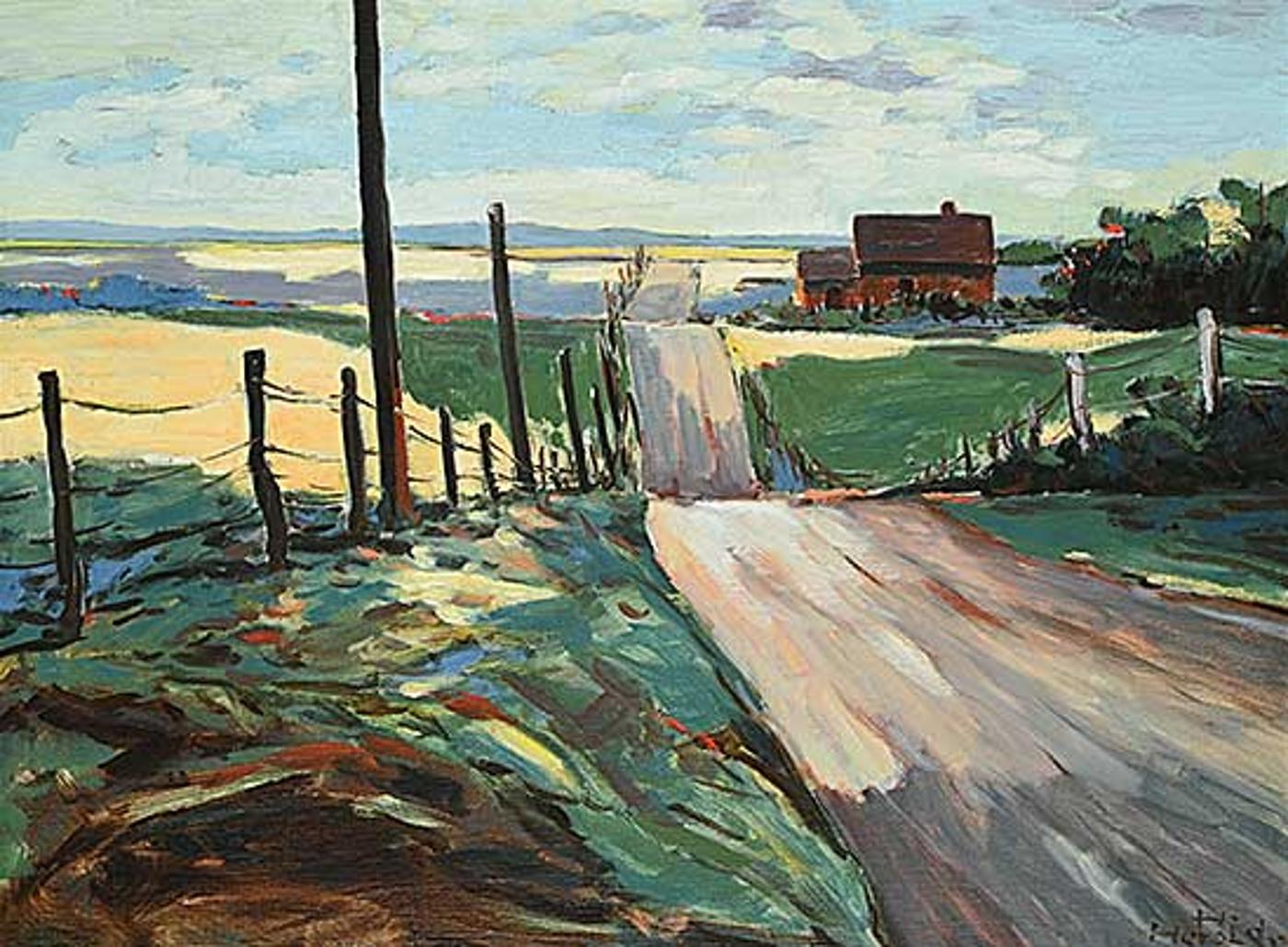 Hans Herold (1925-2011) - Untitled - Road to the Homestead