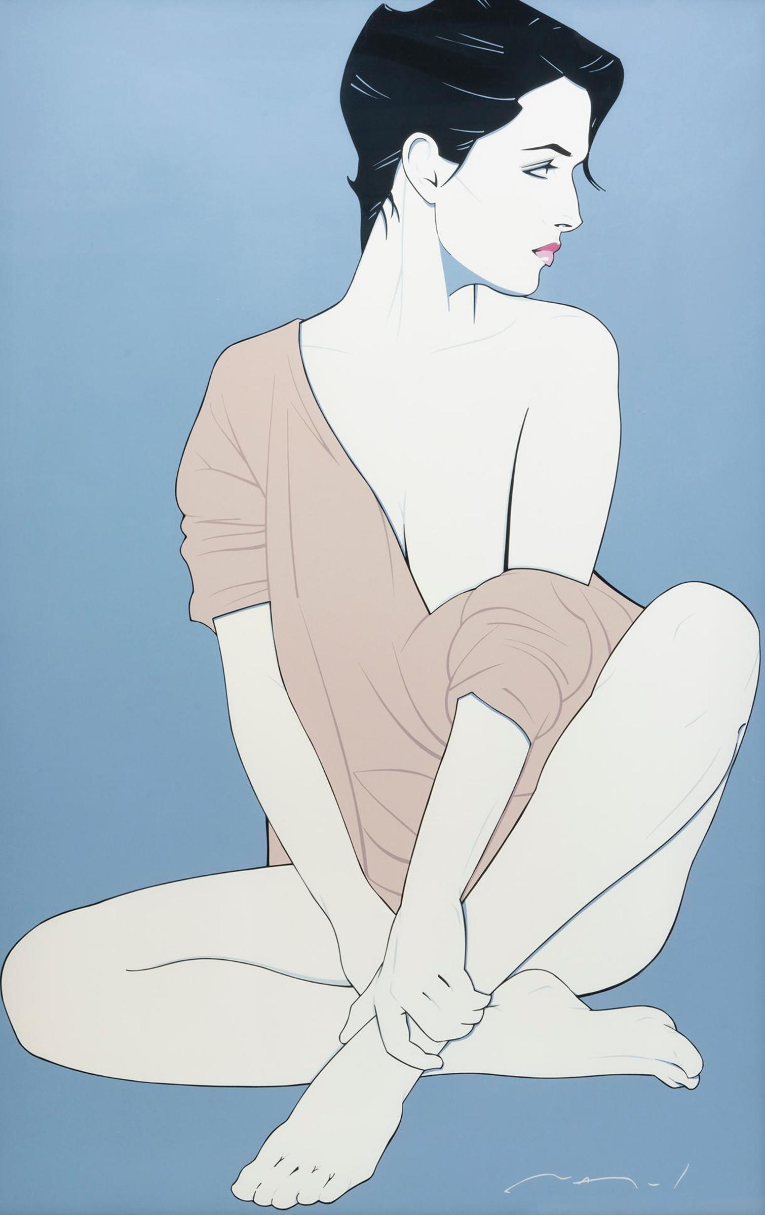 Patrick Nagel (1945-1984) - Seated Woman