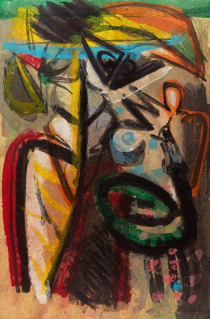 Alain Delic - Abstract Composition; Abstracted Figure