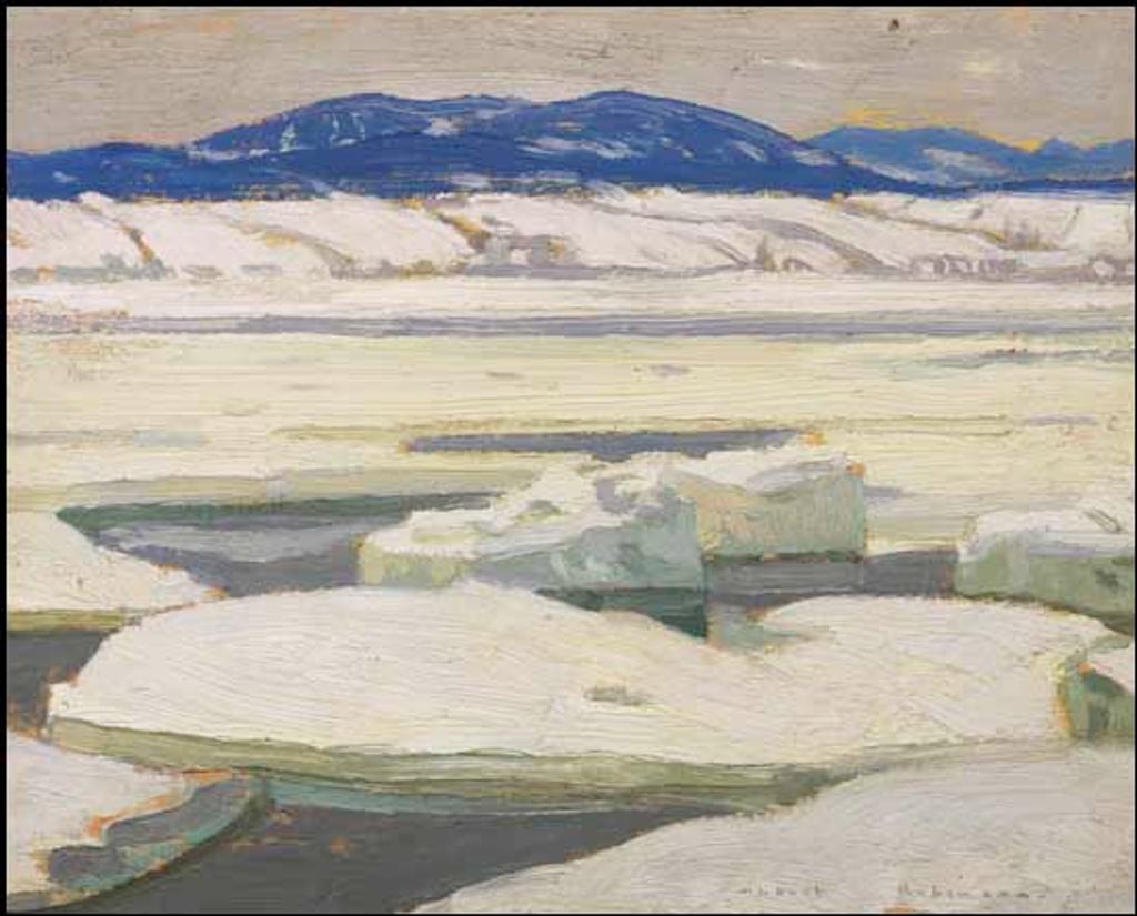 Albert Henry Robinson (1881-1956) - Ice on the St. Lawrence