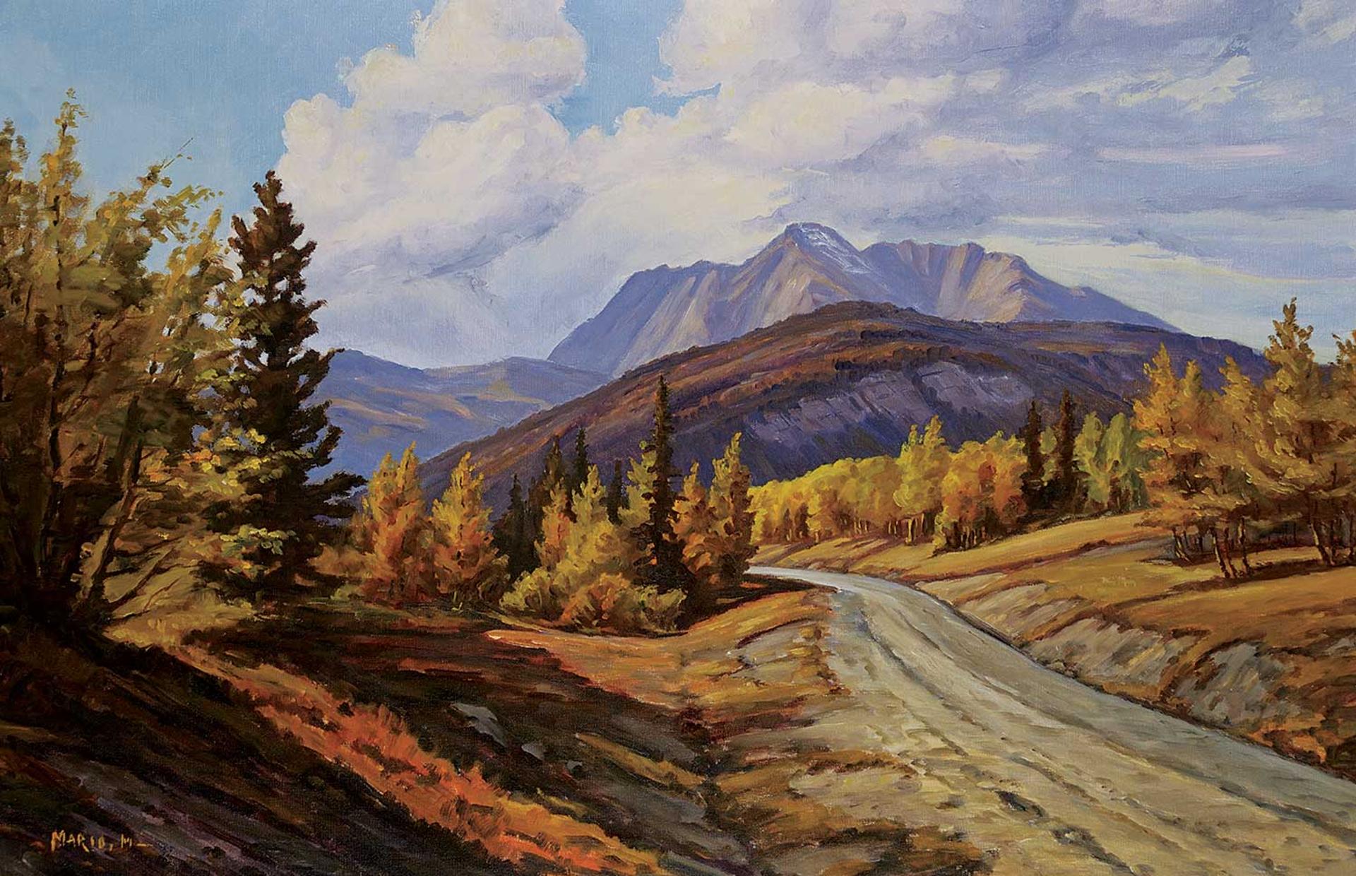 Mario Moczorodynski (1923) - Untitled - Road to the Mountains