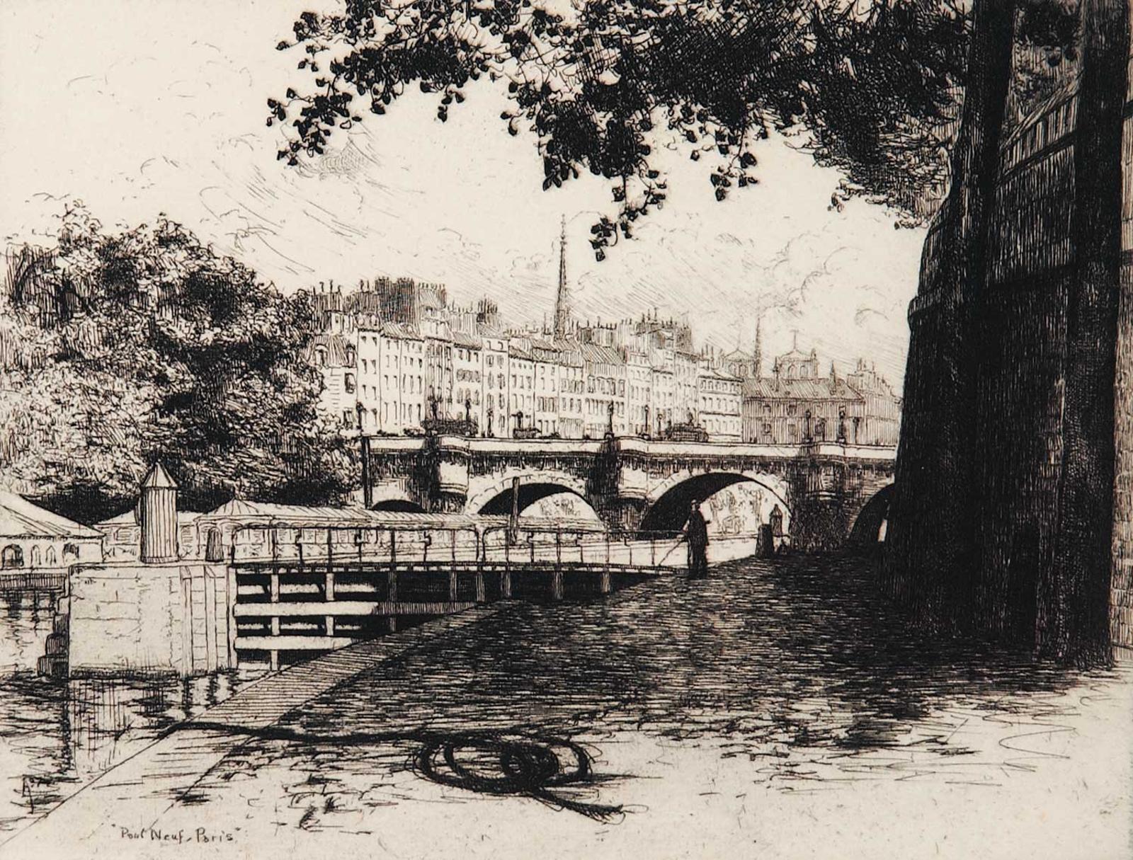 Franklin Milton Armington (1876-1941) - Pont Neuf Paris  #3/100