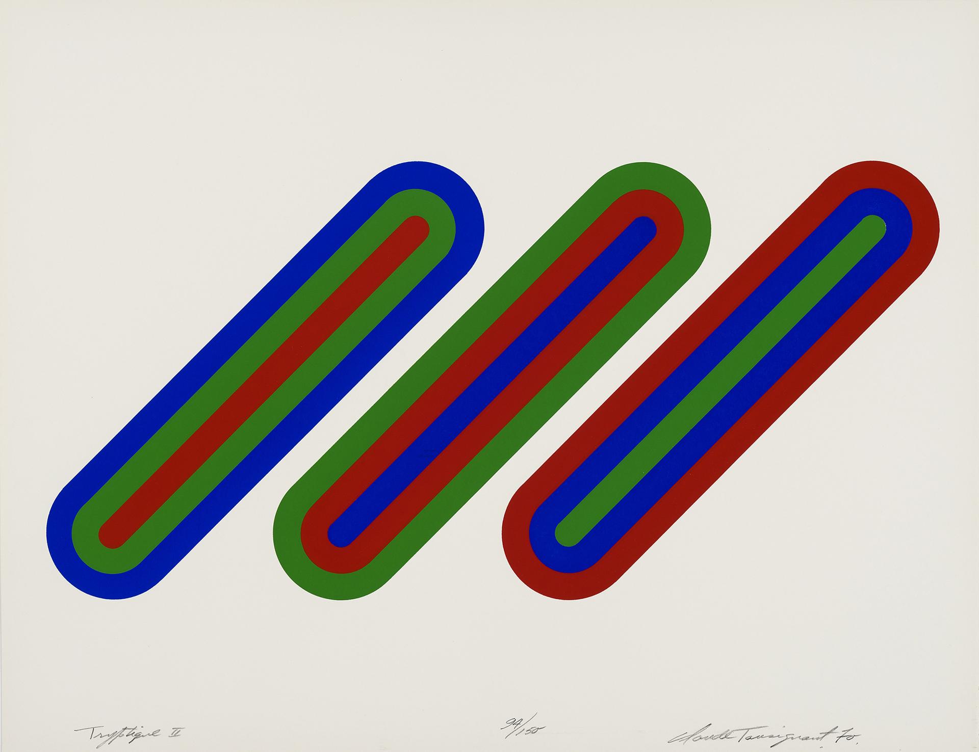Claude Tousignant (1932) - Tryptique II, 1970