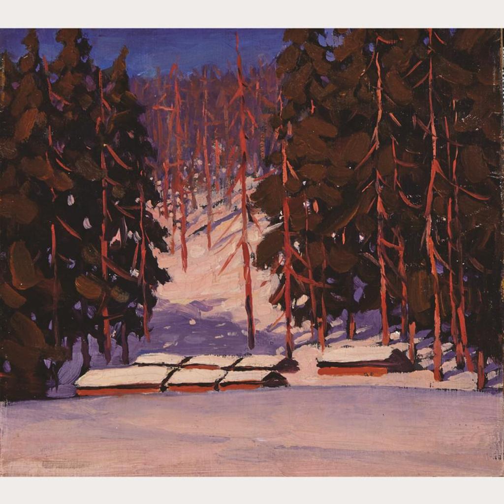 Lawren Stewart Harris (1885-1970) - Lumber Camp