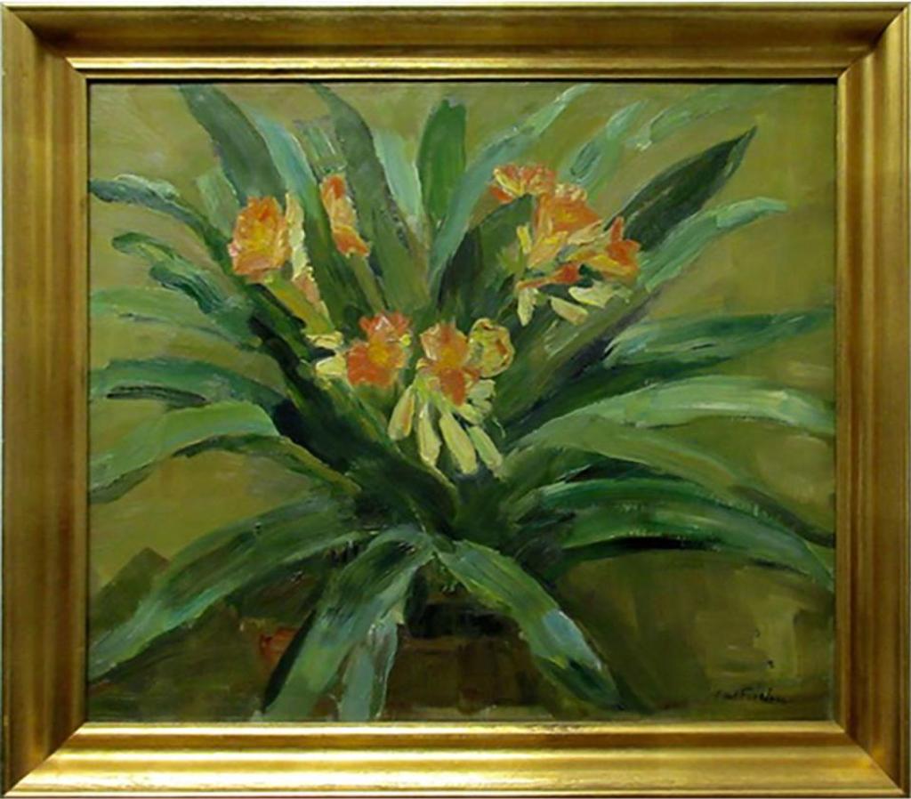Carl Holger Fischer (1885-1955) - Orange Flowers