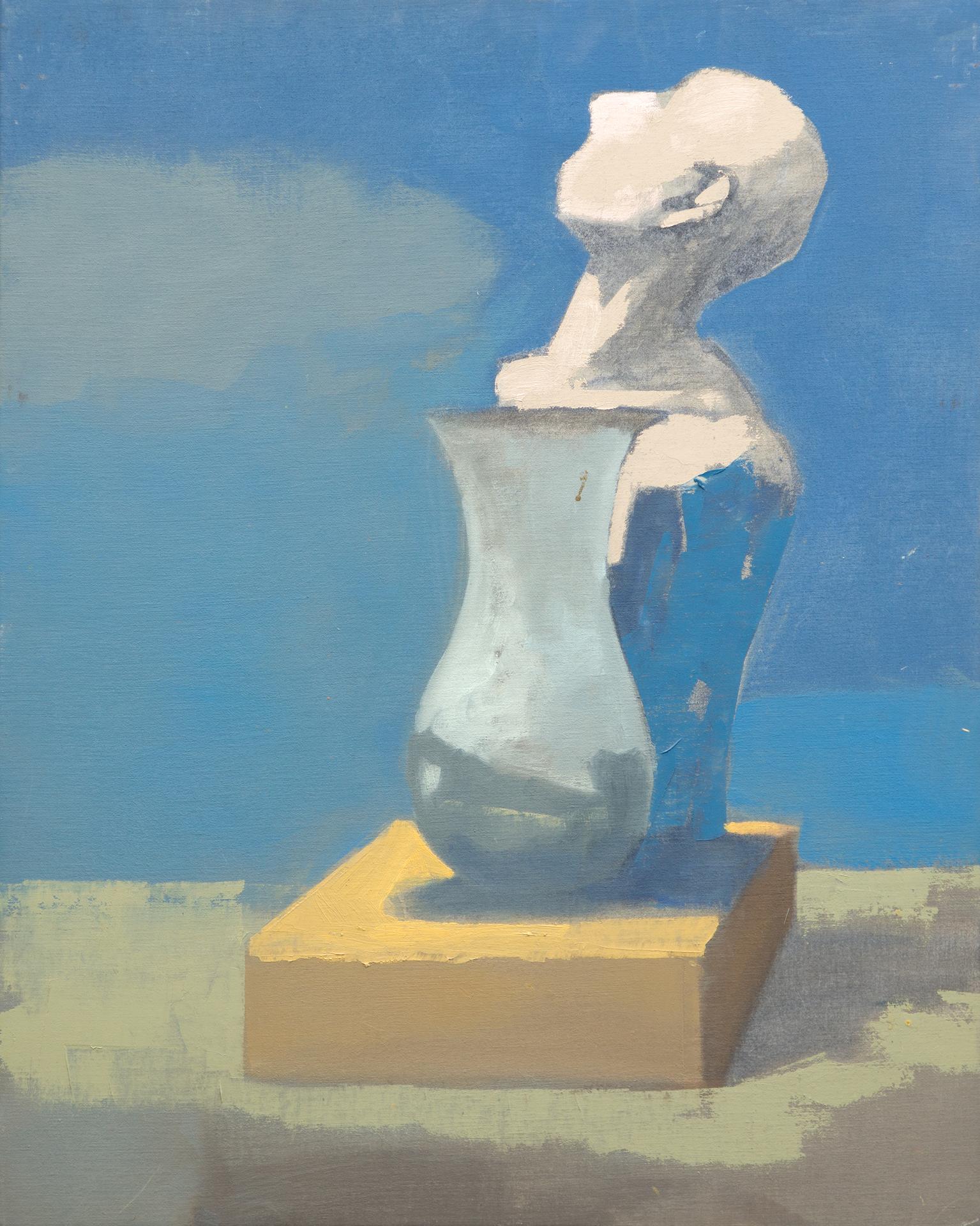 Francois Vincent (1951) - Socle jaune, 2001