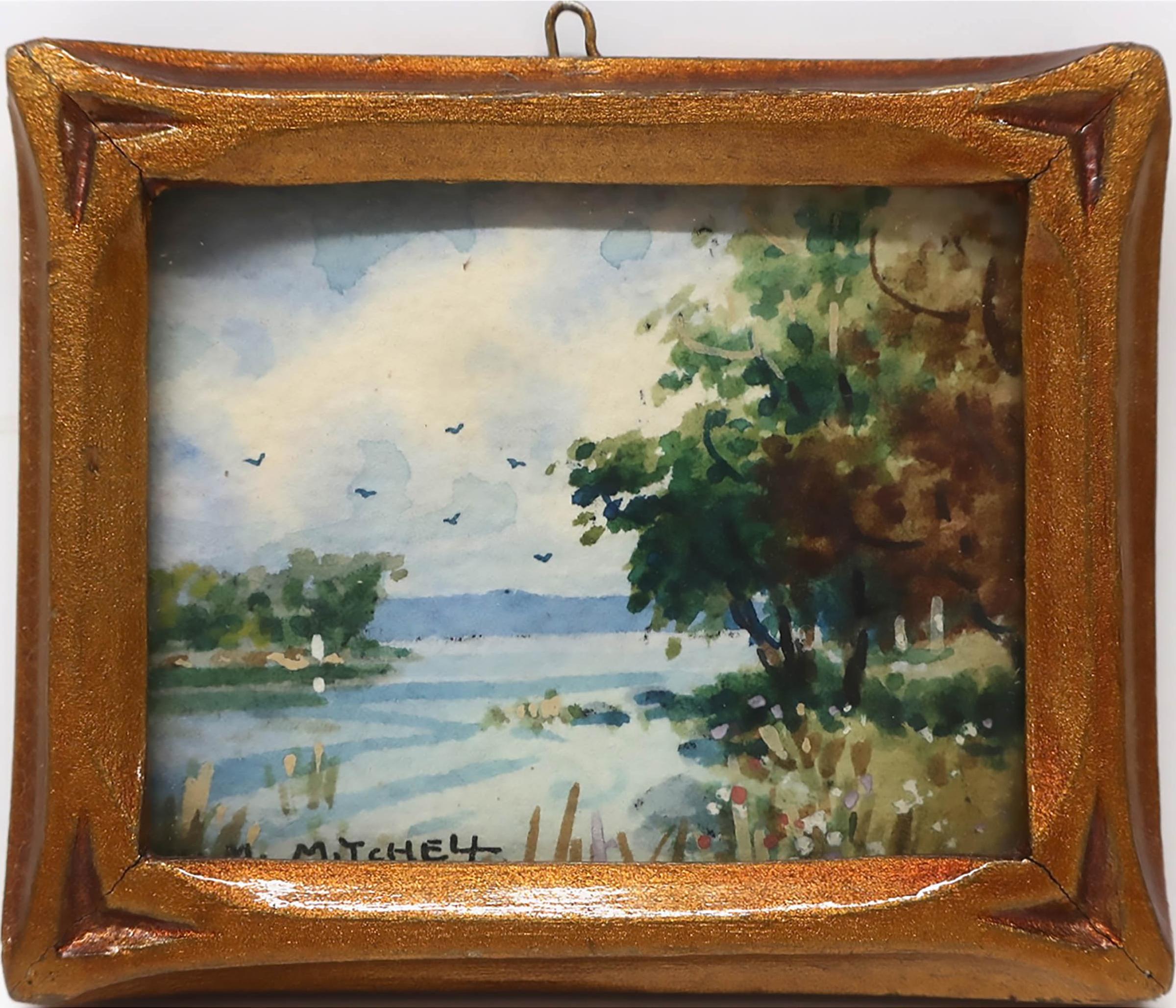 Willard Morse Mitchell (1879-1955) - A Little Cove On The St. Lawrence River At Montreal, P.Q.