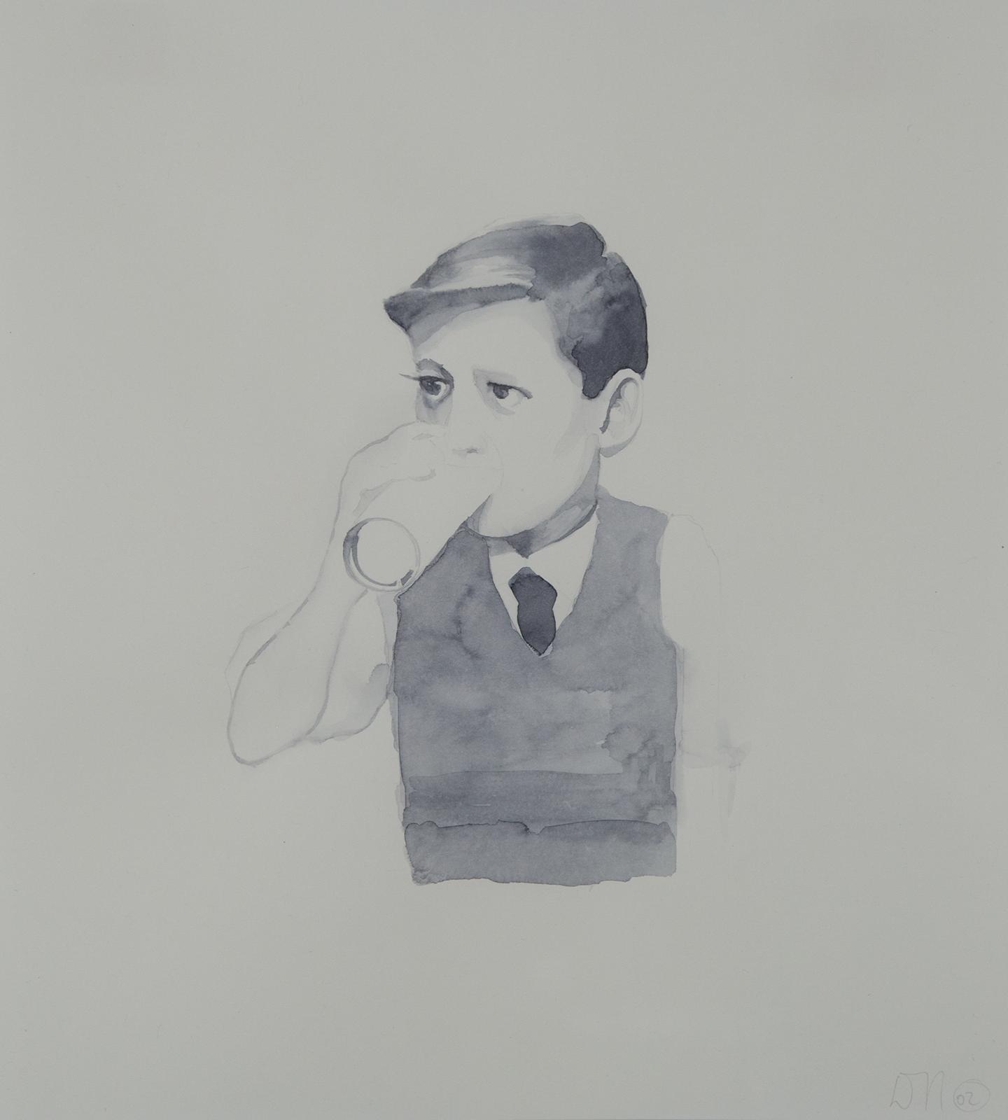 Derek Root (1960) - Untitled (Boy Drinking Milk), 2002