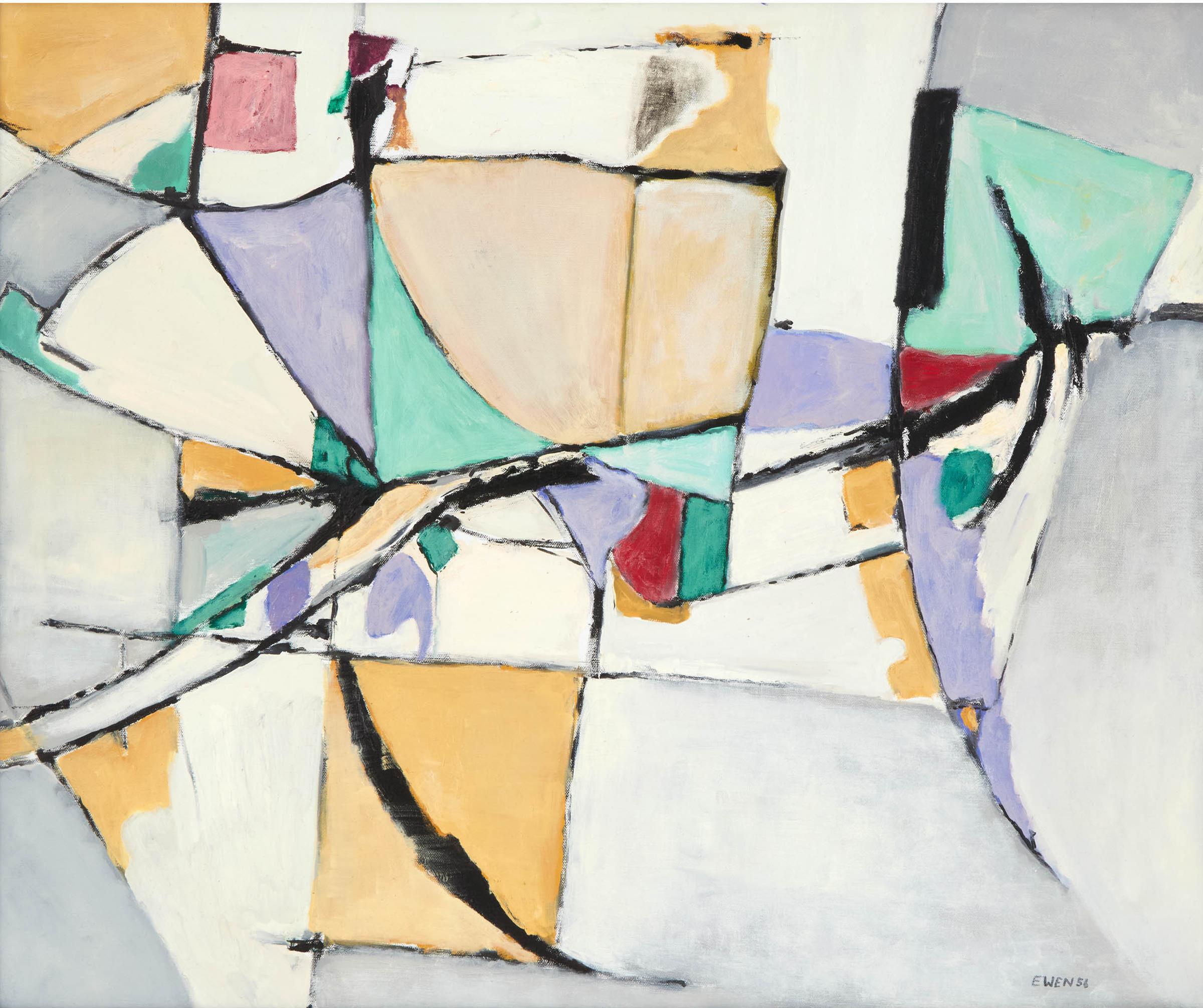 Paterson Ewen - Untitled (Abstract), 1956