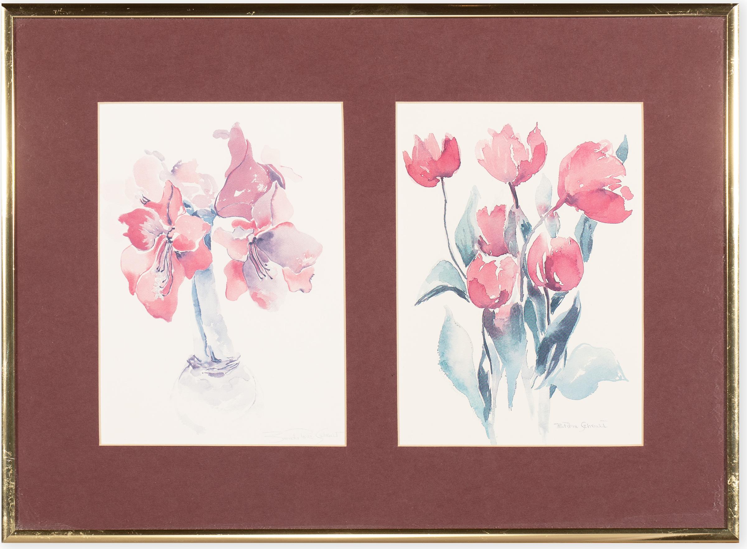 Pirie Sewell - Untitled (Red Flowers)
