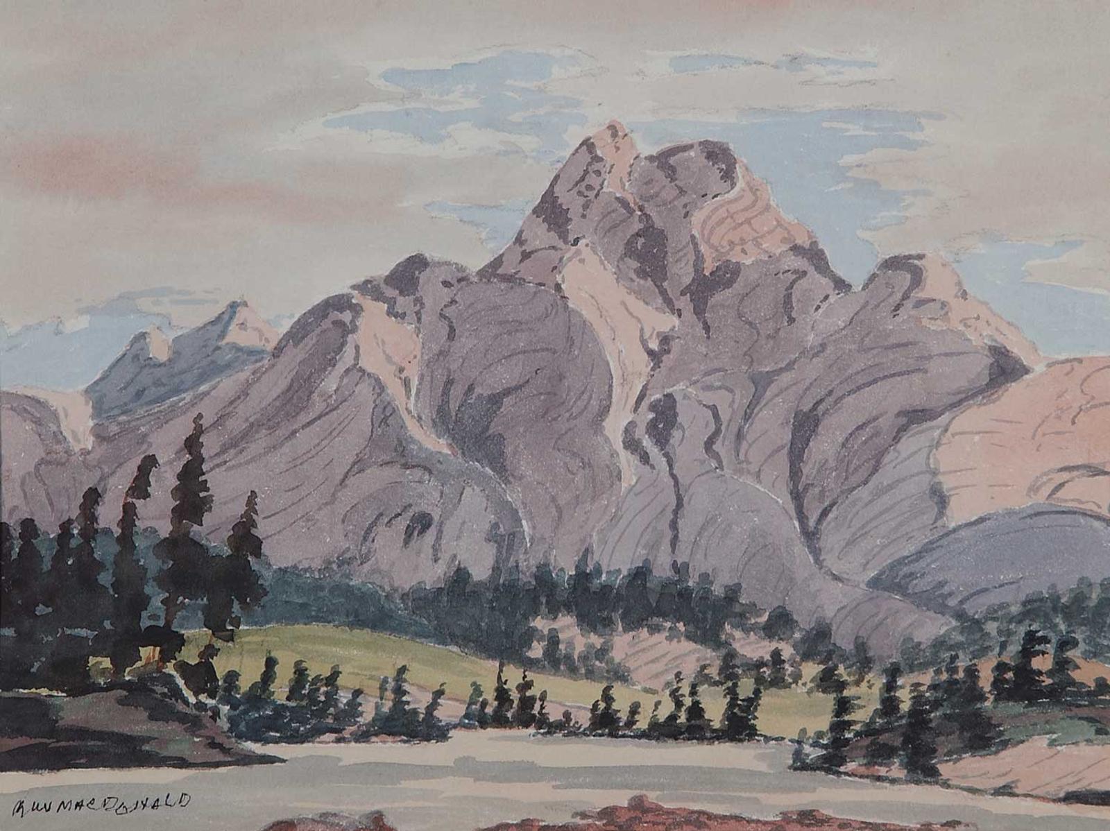 Murray William MacDonald (1898-1989) - Light on the Mountain