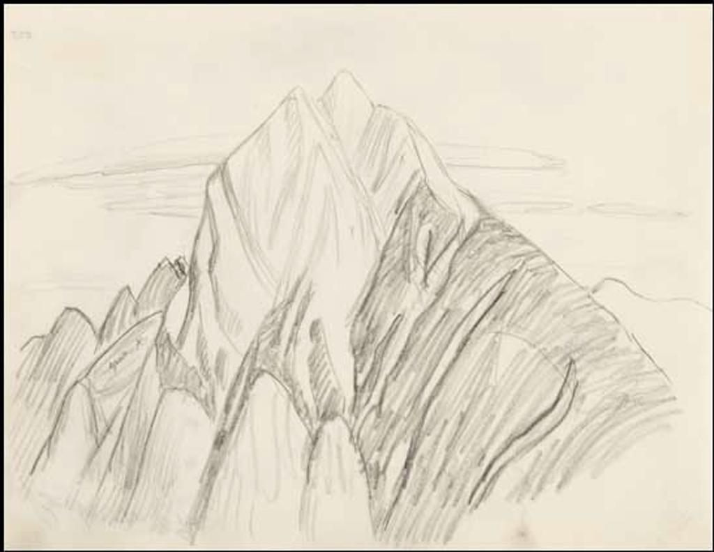Lawren Stewart Harris (1885-1970) - Rocky Mountain Drawing 9 - 39