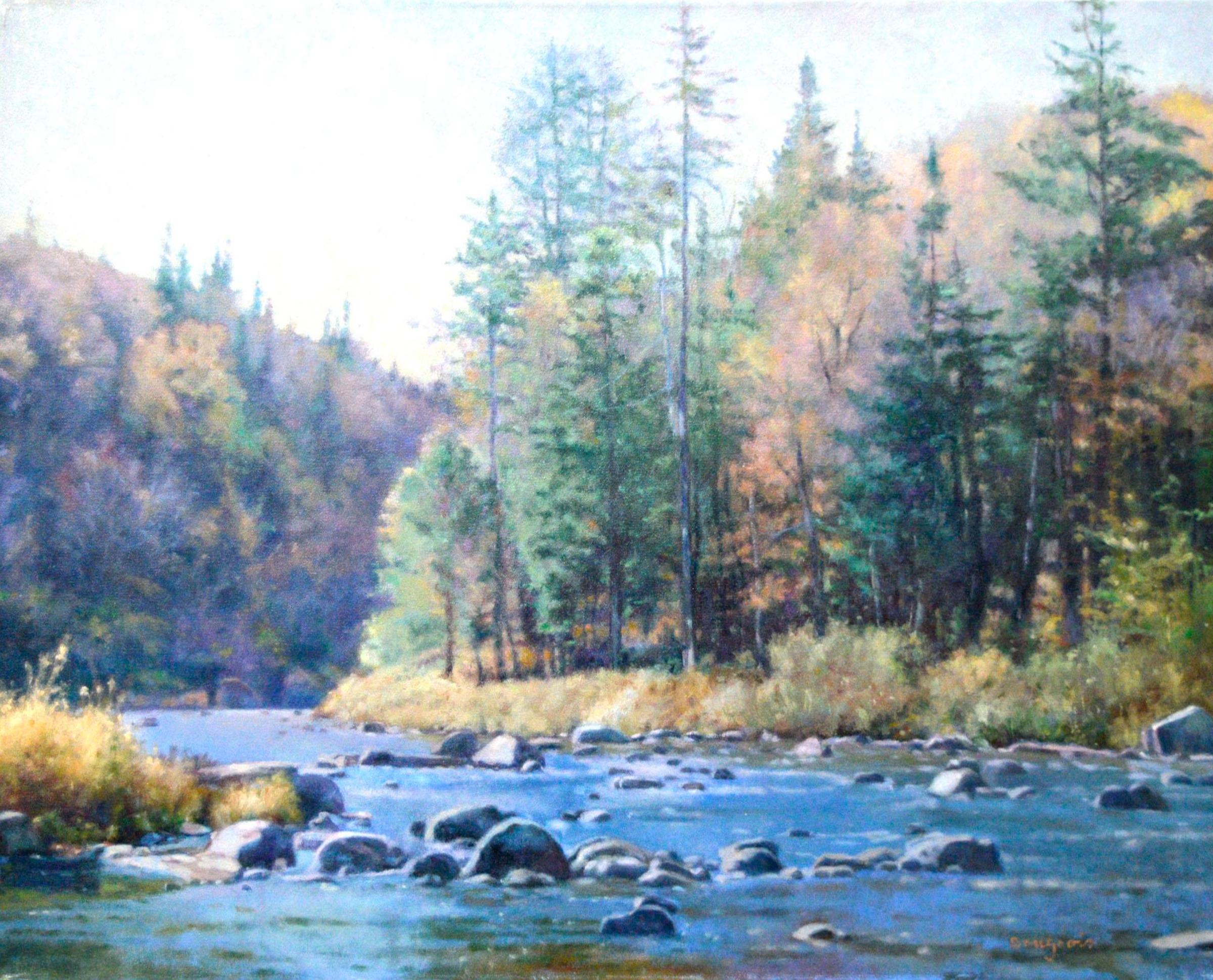 Denis Bourgeois (1938) - Paysage fluvial