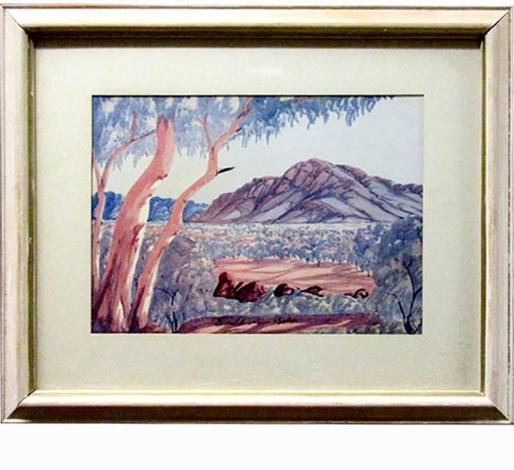 Ewald Namatjira (1930-1984) - Untitled (Australian Outback)
